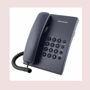 Teléfono Fijo Panasonic KX-TS500AG Negro