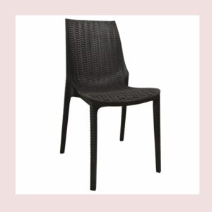 Silla Plastica Harmony Negra